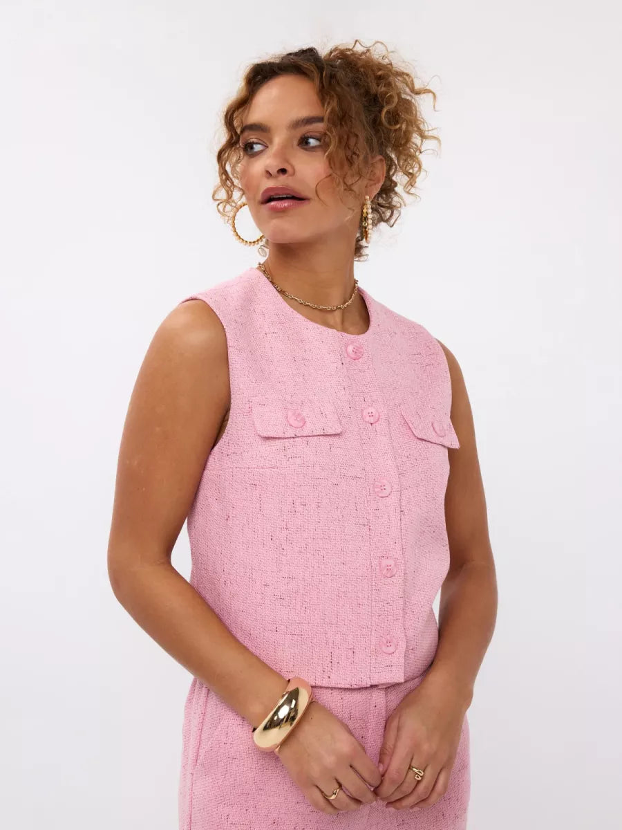 Ydence Gilet Amanda - Pink