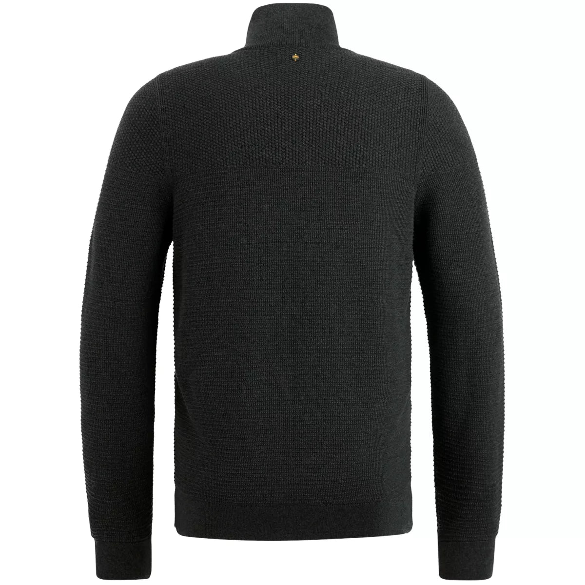 PME-LEGEND Half zip Cotton Mouline - Black