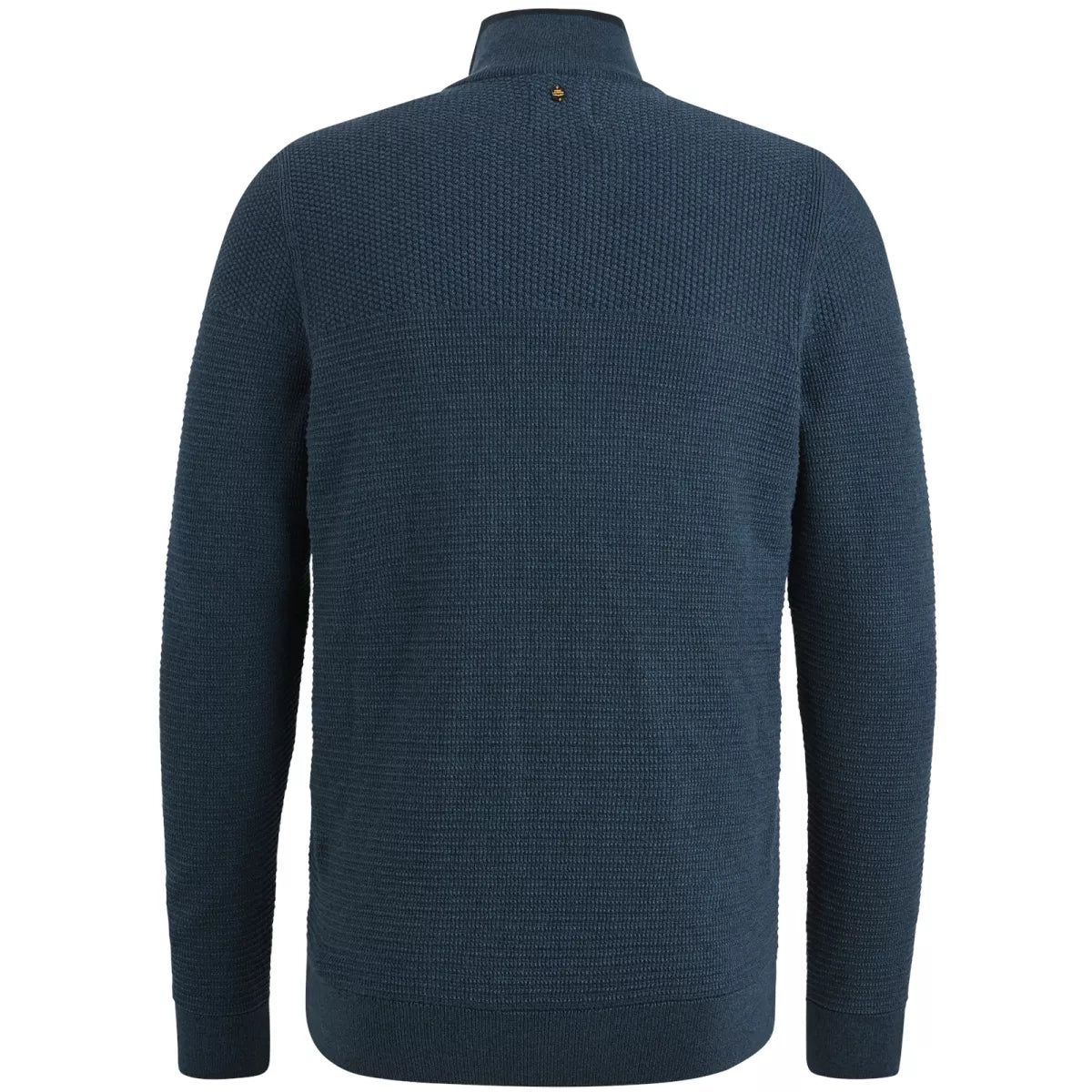 PME-LEGEND Half zip Cotton Mouline - Blue