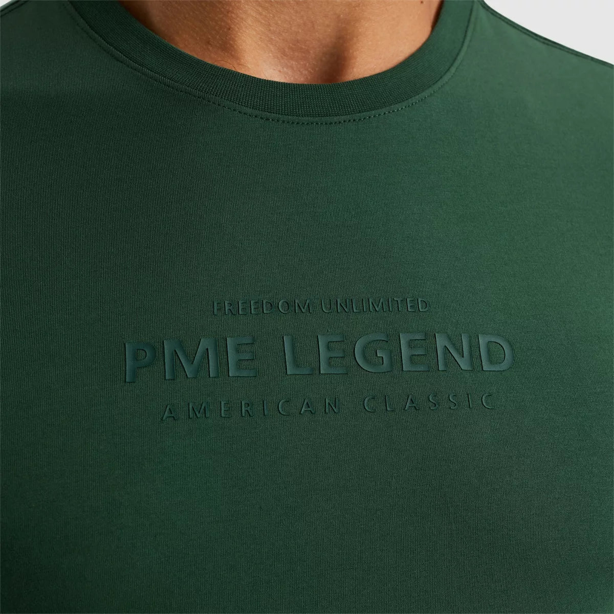 PME-LEGEND Short Sleeve Round Neck Cotton Elasthane