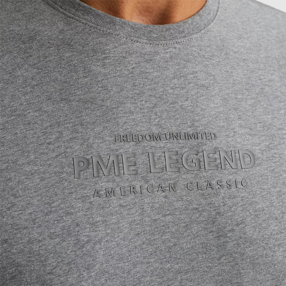 PME-LEGEND Short Sleeve Round Neck Cotton Elasthane