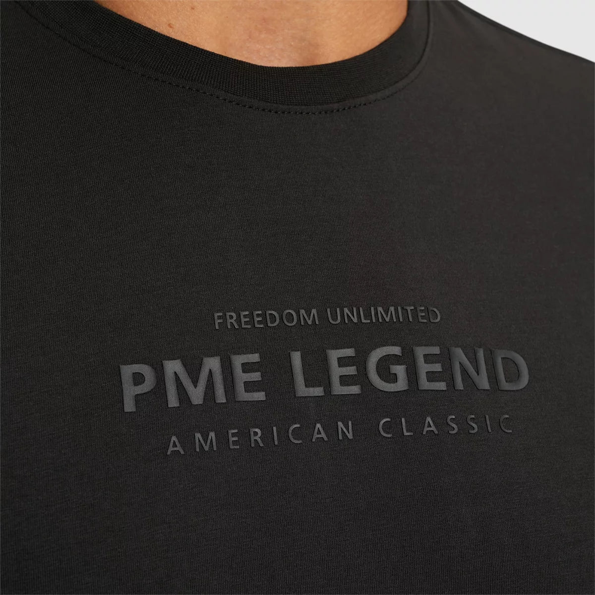 PME-LEGEND Short Sleeve Round Neck Cotton Elasthane