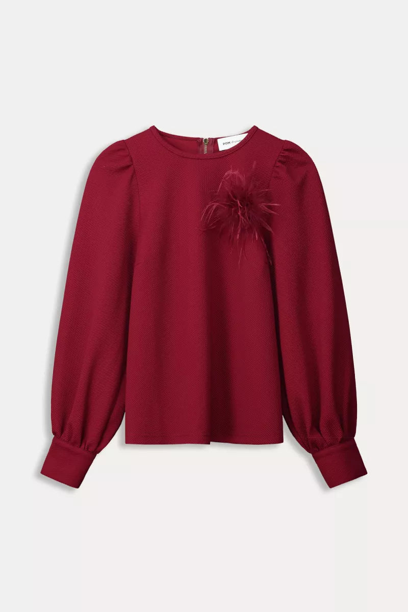 POM AMSTERDAM Burgundy top