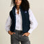 POM AMSTERDAM Teddy Love Gilet - Navy