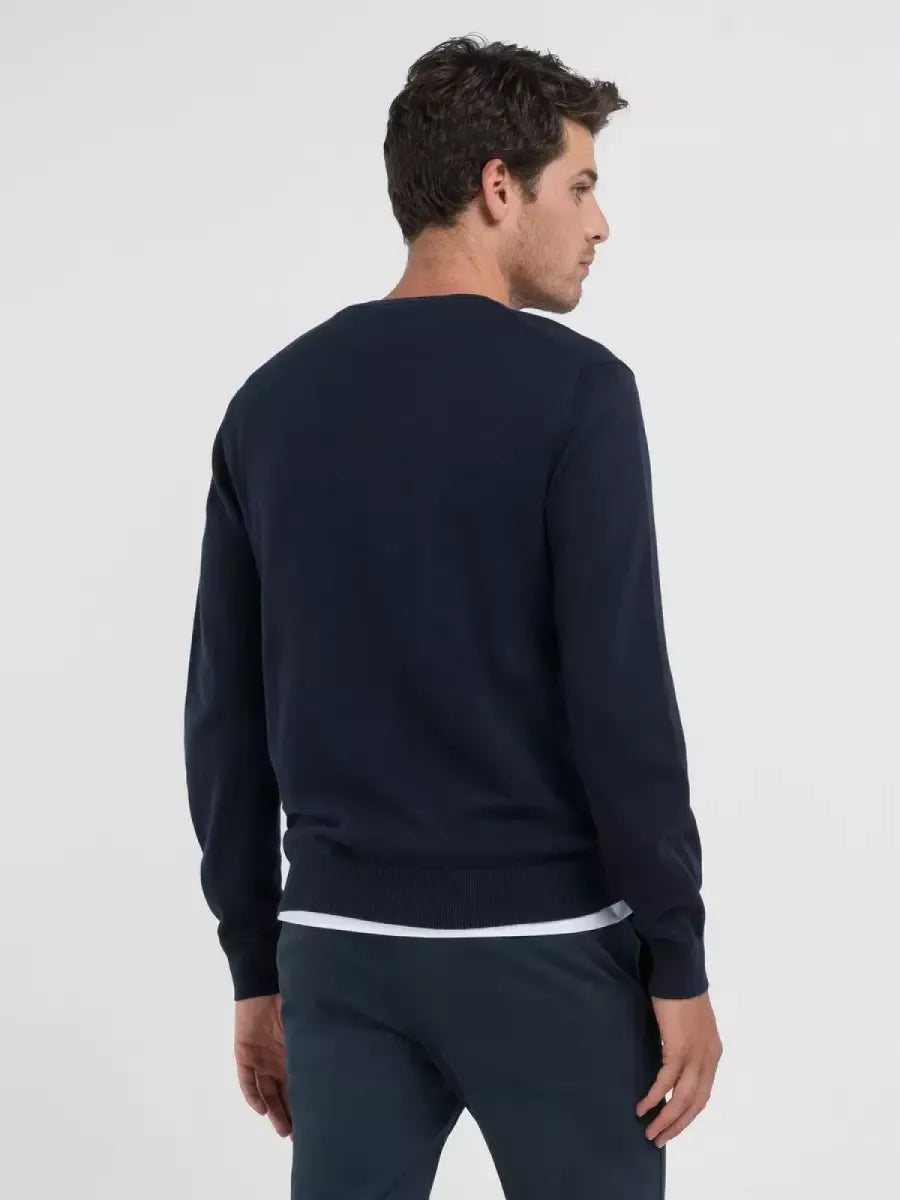 REPLAY Crew-Neck Pullover - Donkerblauw