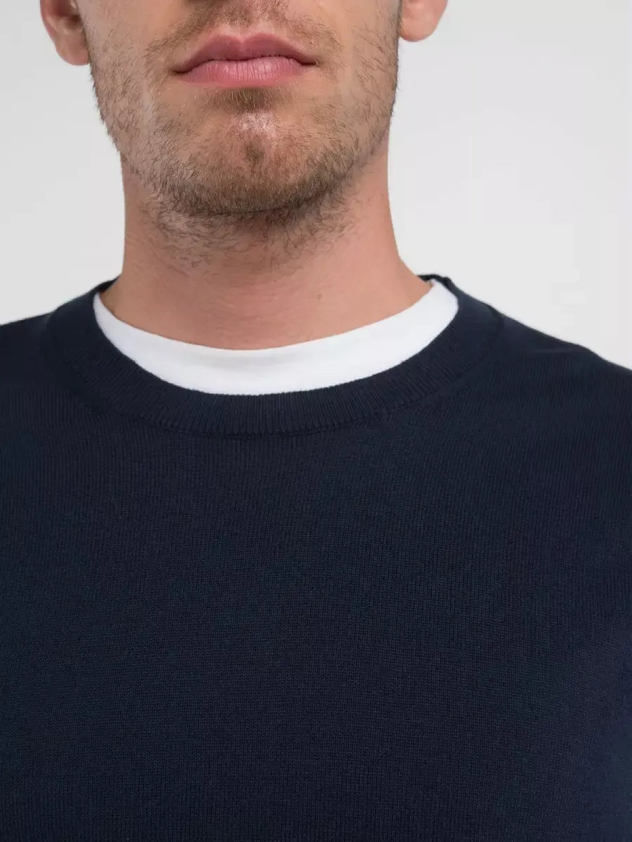 REPLAY Crew-Neck Pullover - Donkerblauw