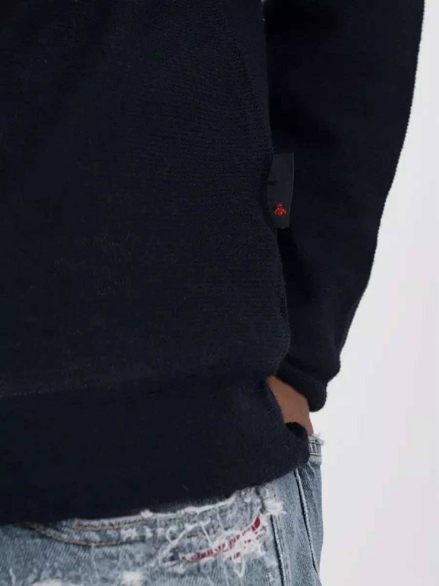 REPLAY Crew-Neck Pullover - Donkerblauw