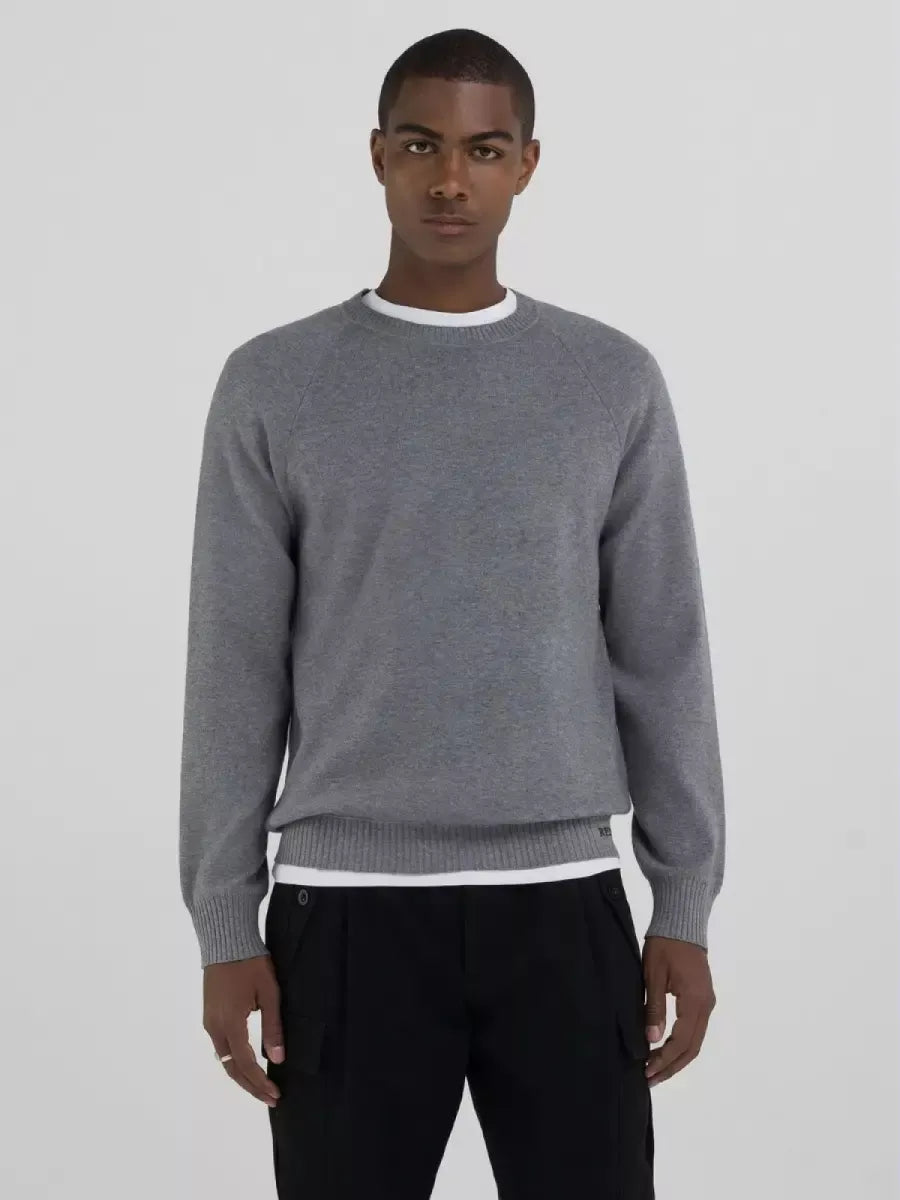 REPLAY Crew-Neck Sweater - Grijs