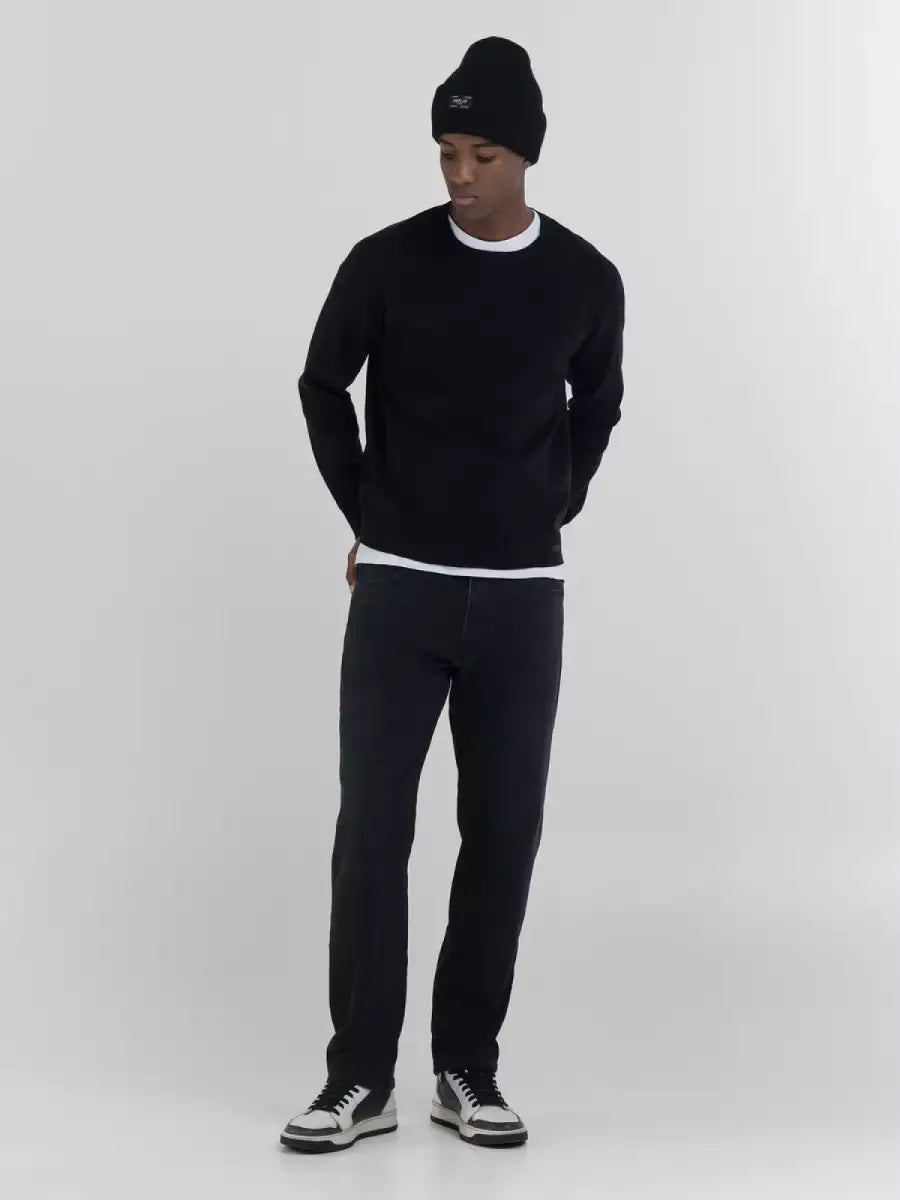 REPLAY Crew-Neck Sweater - Zwart