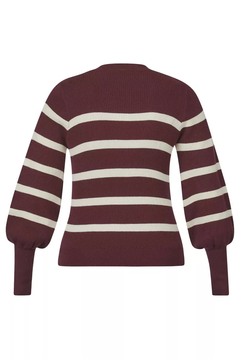 SISTERS POINT Hani Stripe - Bordeaux