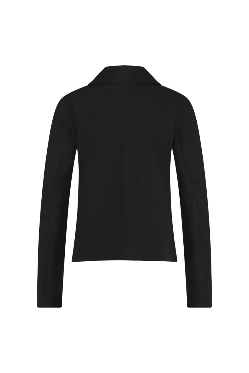 STUDIO ANNELOES Claire bonded jacket - Zwart