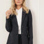 STUDIO ANNELOES Clean blazer - Zwart