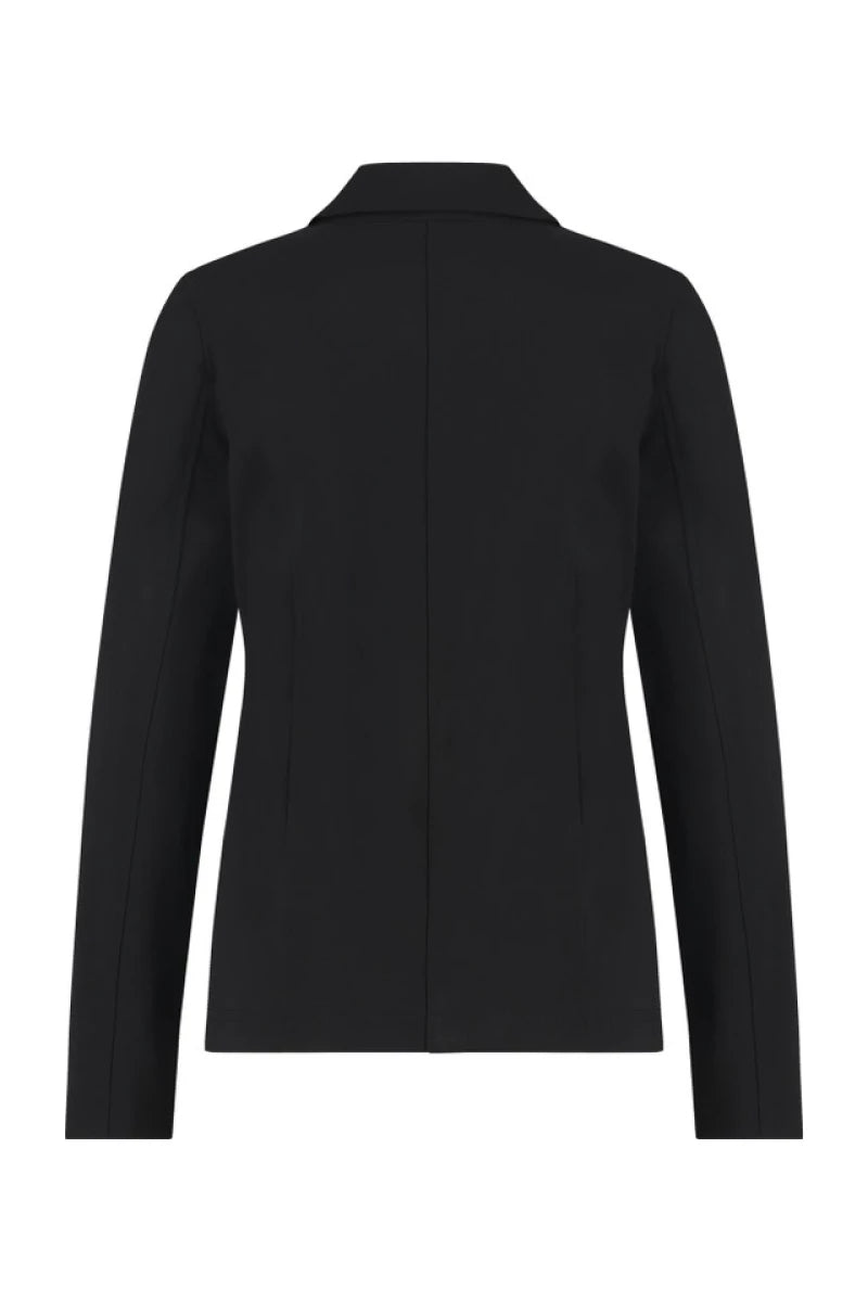 STUDIO ANNELOES Clean blazer - Zwart