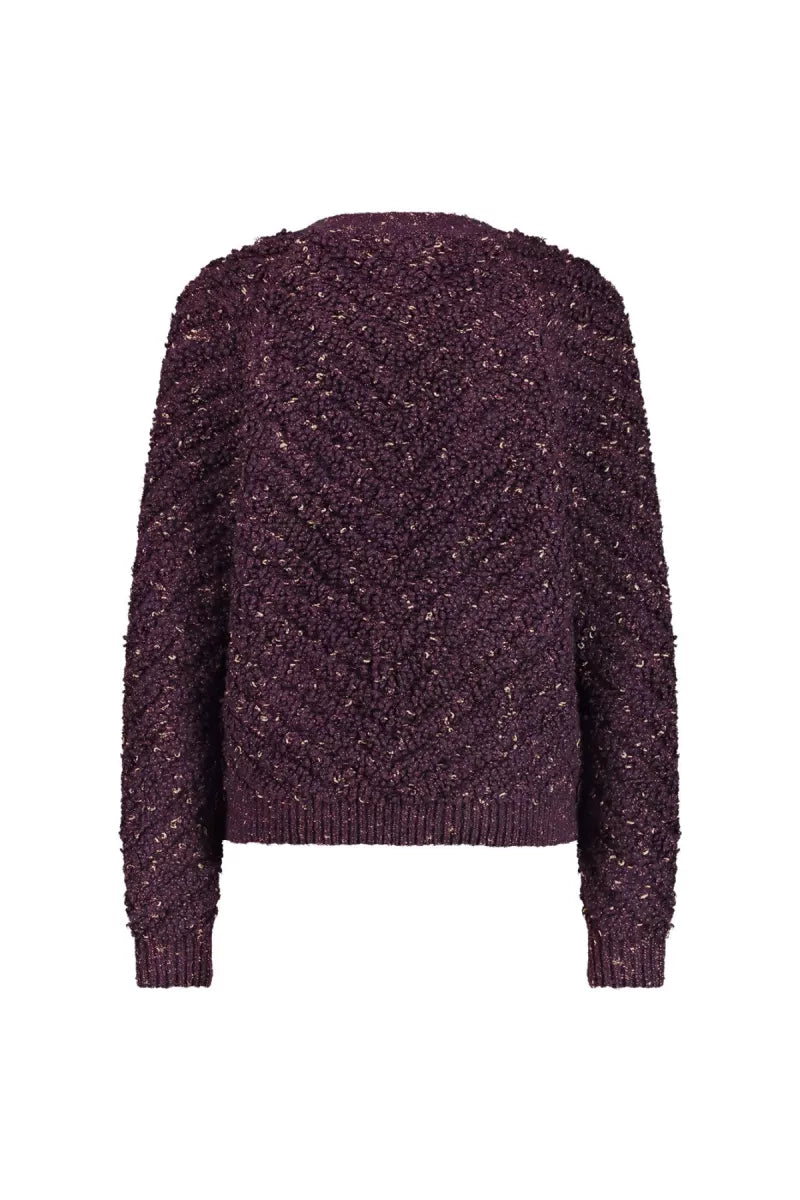 STUDIO ANNELOES Iris Chunky glitter cardigan