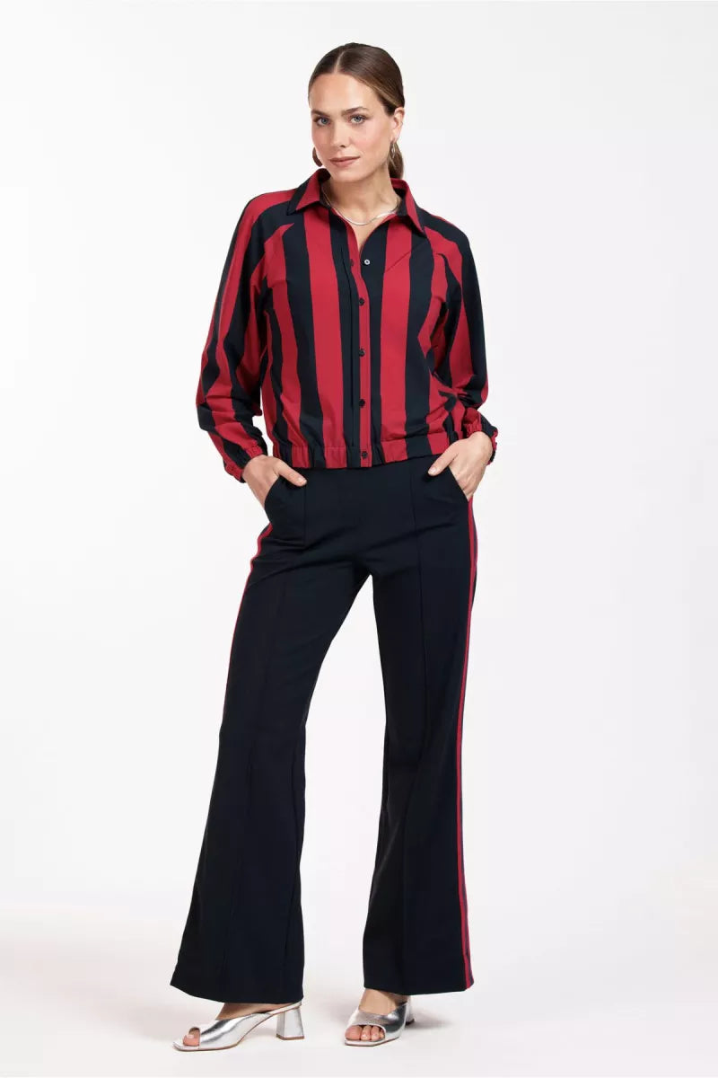 STUDIO ANNELOES Johni stripe blouse