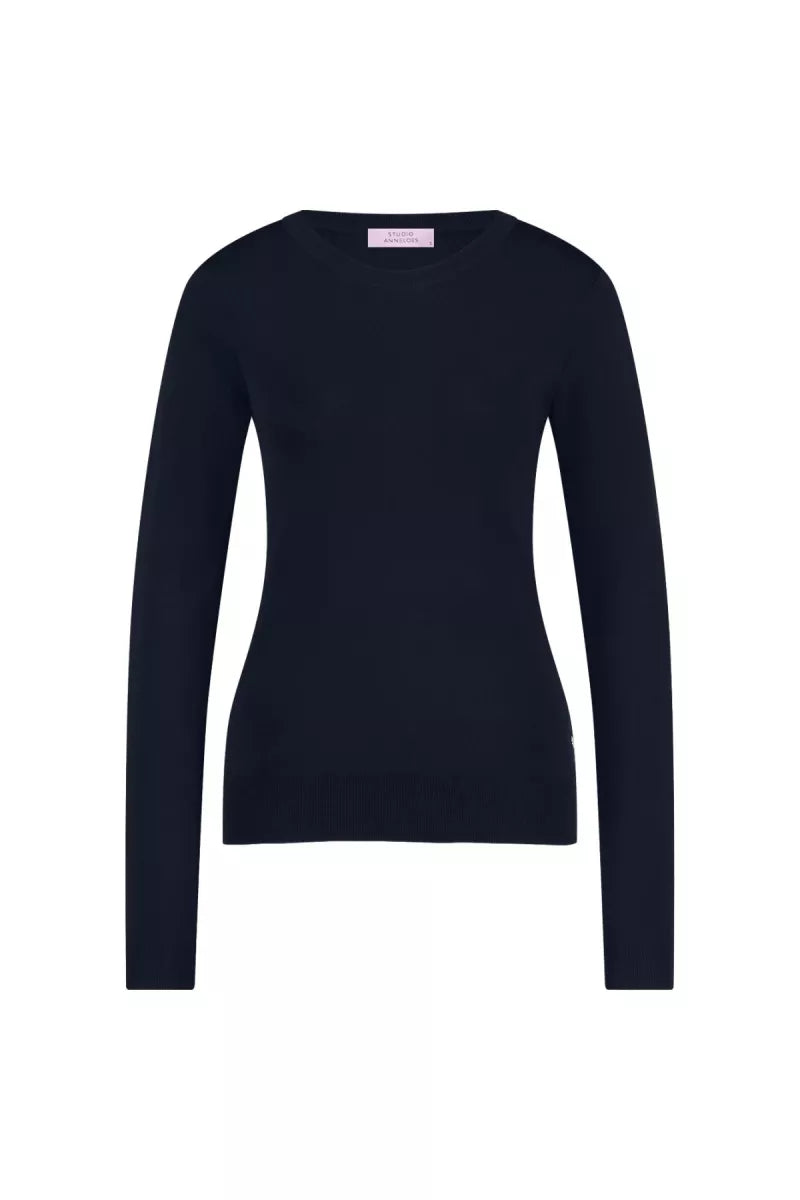 STUDIO ANNELOES Lana pullover - Dark Blue