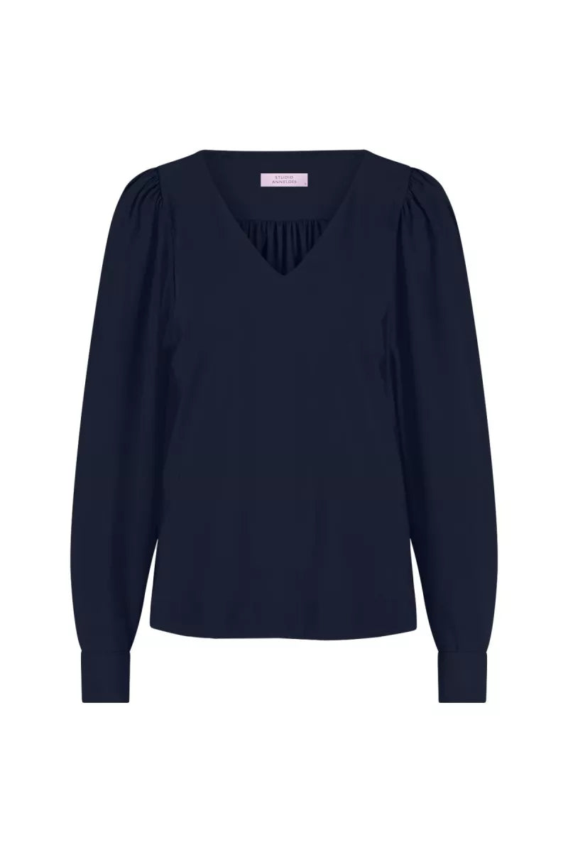 STUDIO ANNELOES Les top - Donkerblauw