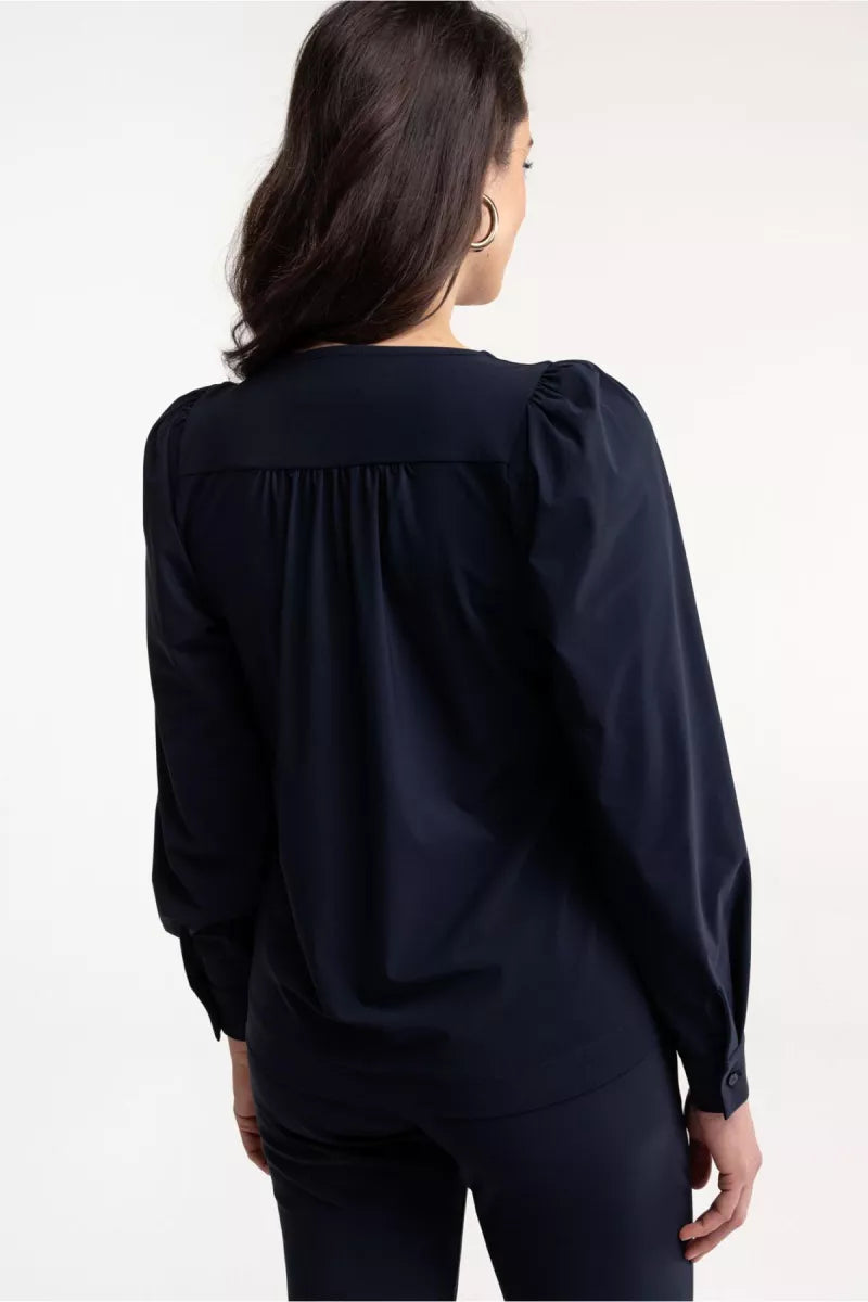 STUDIO ANNELOES Les top - Donkerblauw