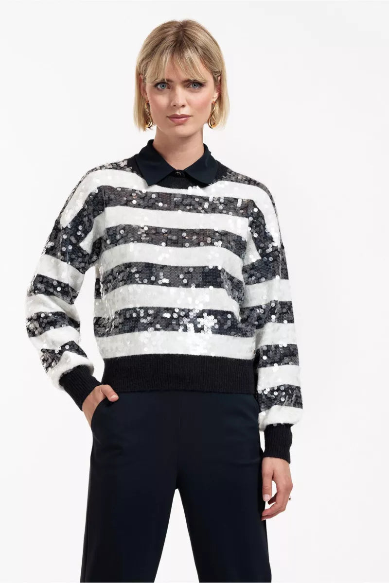 STUDIO ANNELOES Lilly sequins pullover