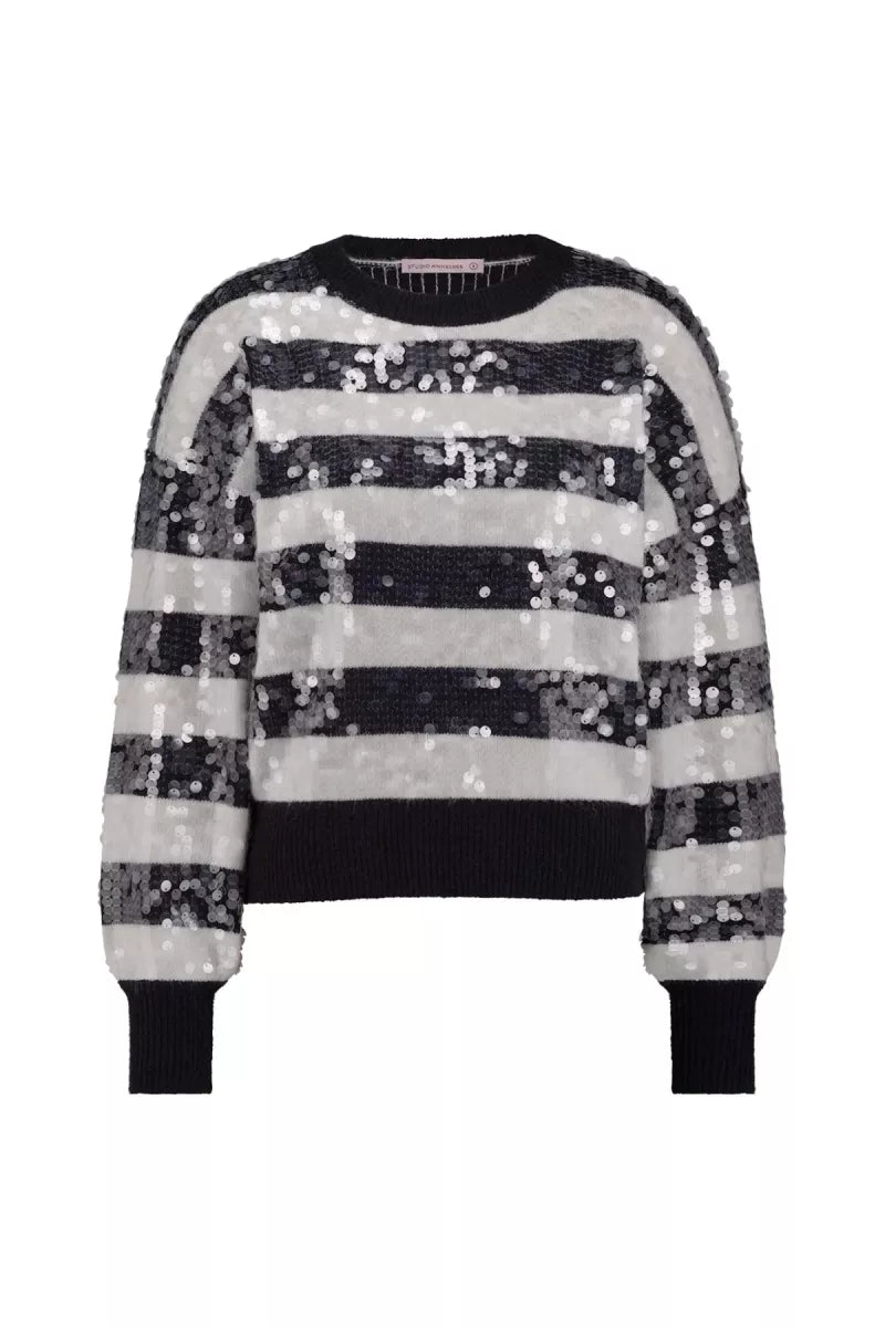 STUDIO ANNELOES Lilly sequins pullover