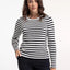 STUDIO ANNELOES Luna stripe LS - Black