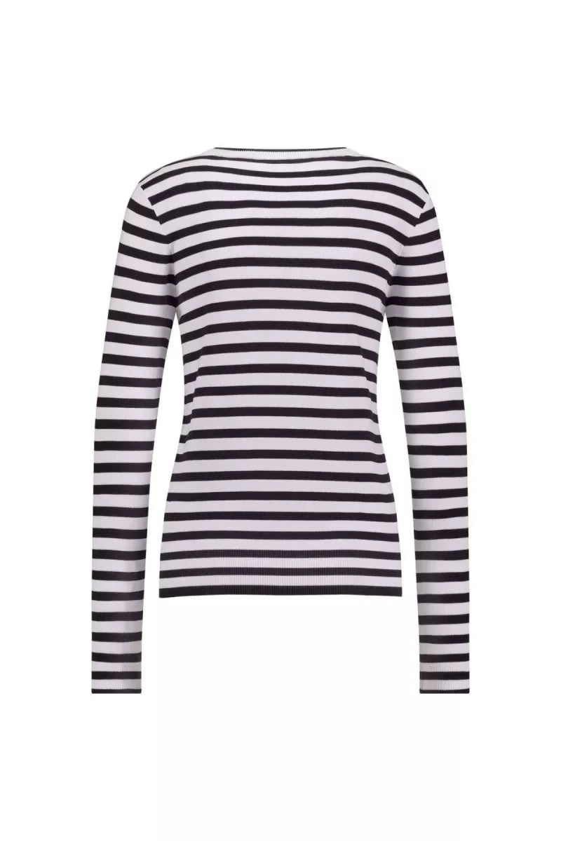 STUDIO ANNELOES Luna stripe LS - Black