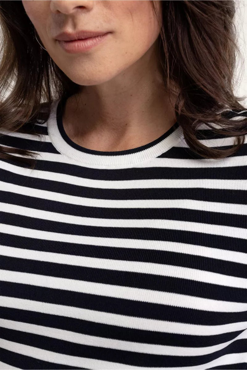 STUDIO ANNELOES Luna stripe LS - Dark Blue