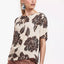 STUDIO ANNELOES Maite flower crepe top