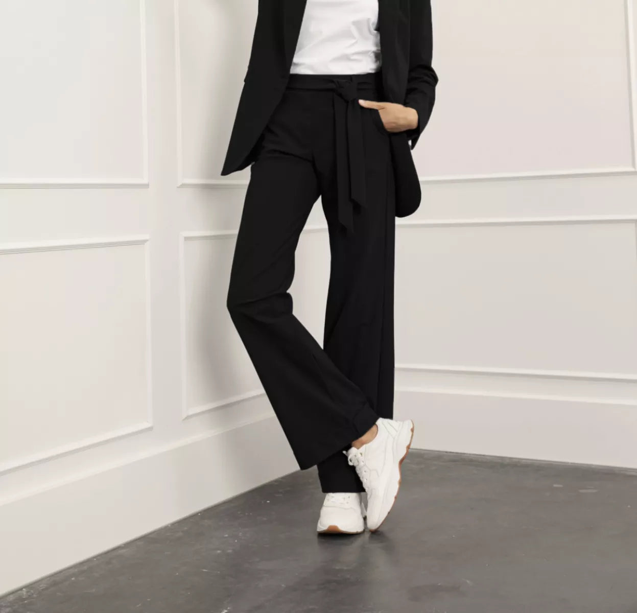 STUDIO ANNELOES Marilyn trousers - Black