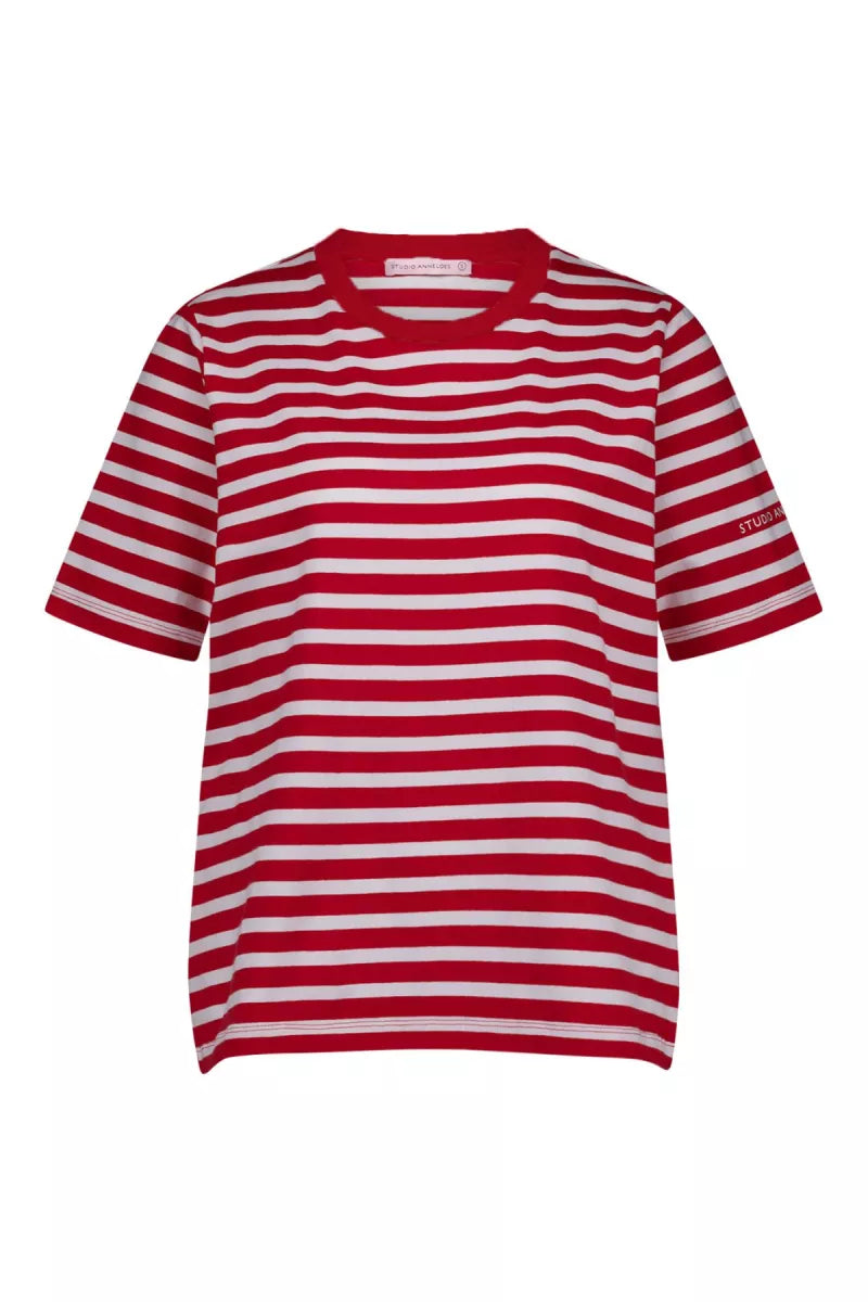 STUDIO ANNELOES Steffie stripe t-shirt