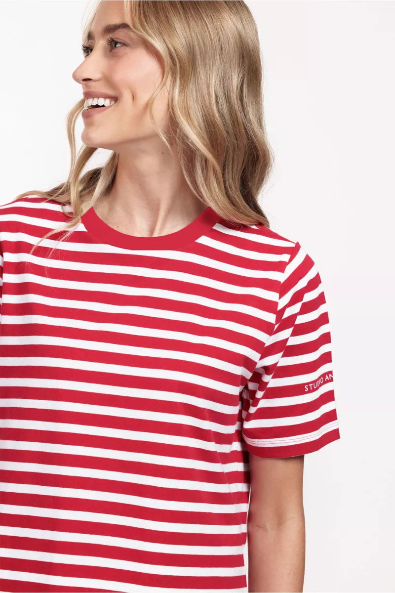 STUDIO ANNELOES Steffie stripe t-shirt