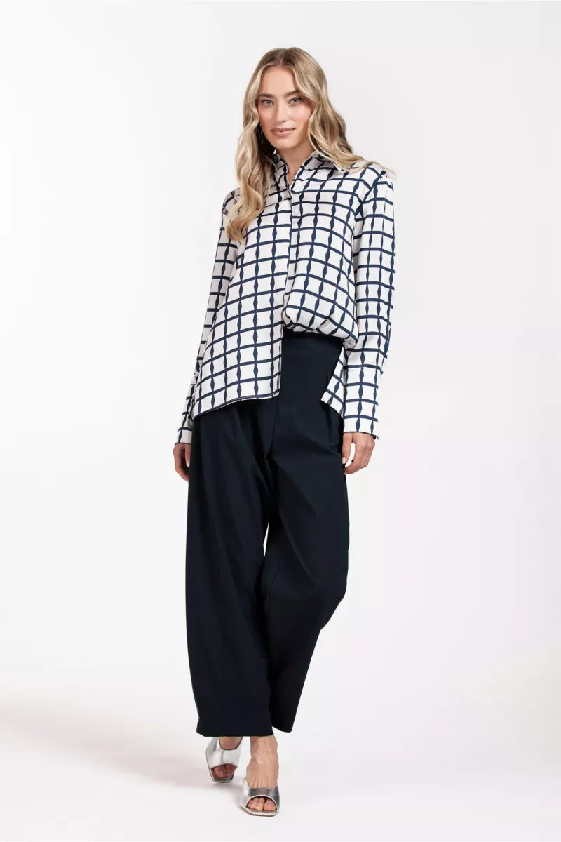 STUDIO ANNELOES Yara squares blouse