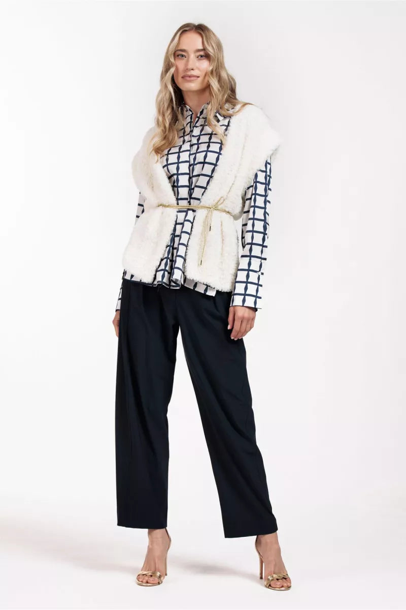 STUDIO ANNELOES Yara squares blouse