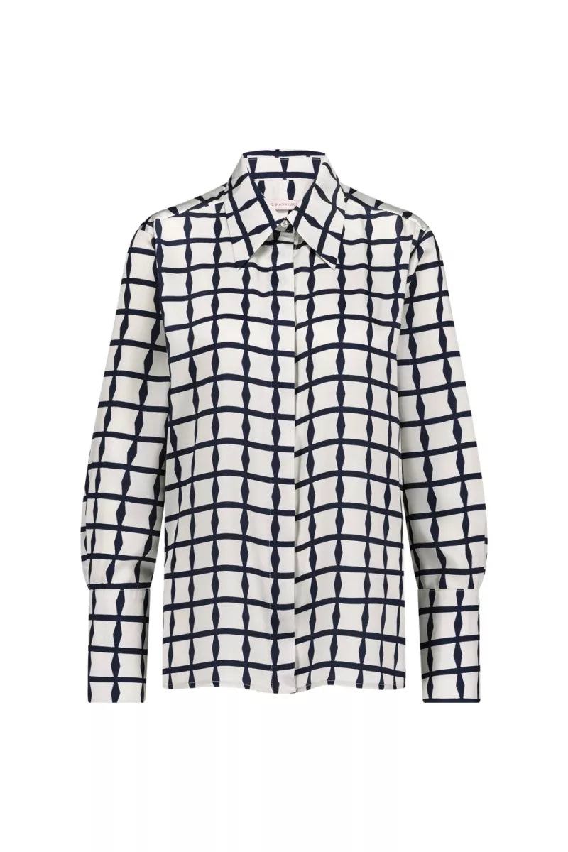 STUDIO ANNELOES Yara squares blouse