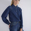 SUMMUM Denim blouse lightweight cotton tencel