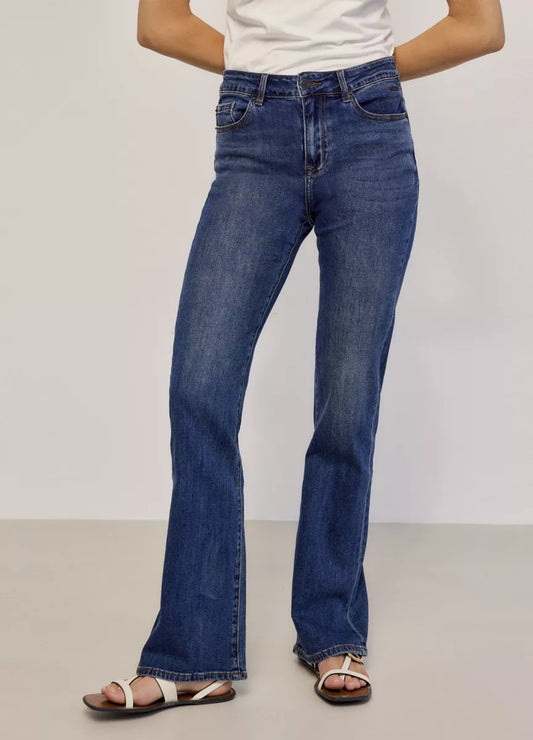 SUMMUM Flared jeans light weight cotton (4s2153)