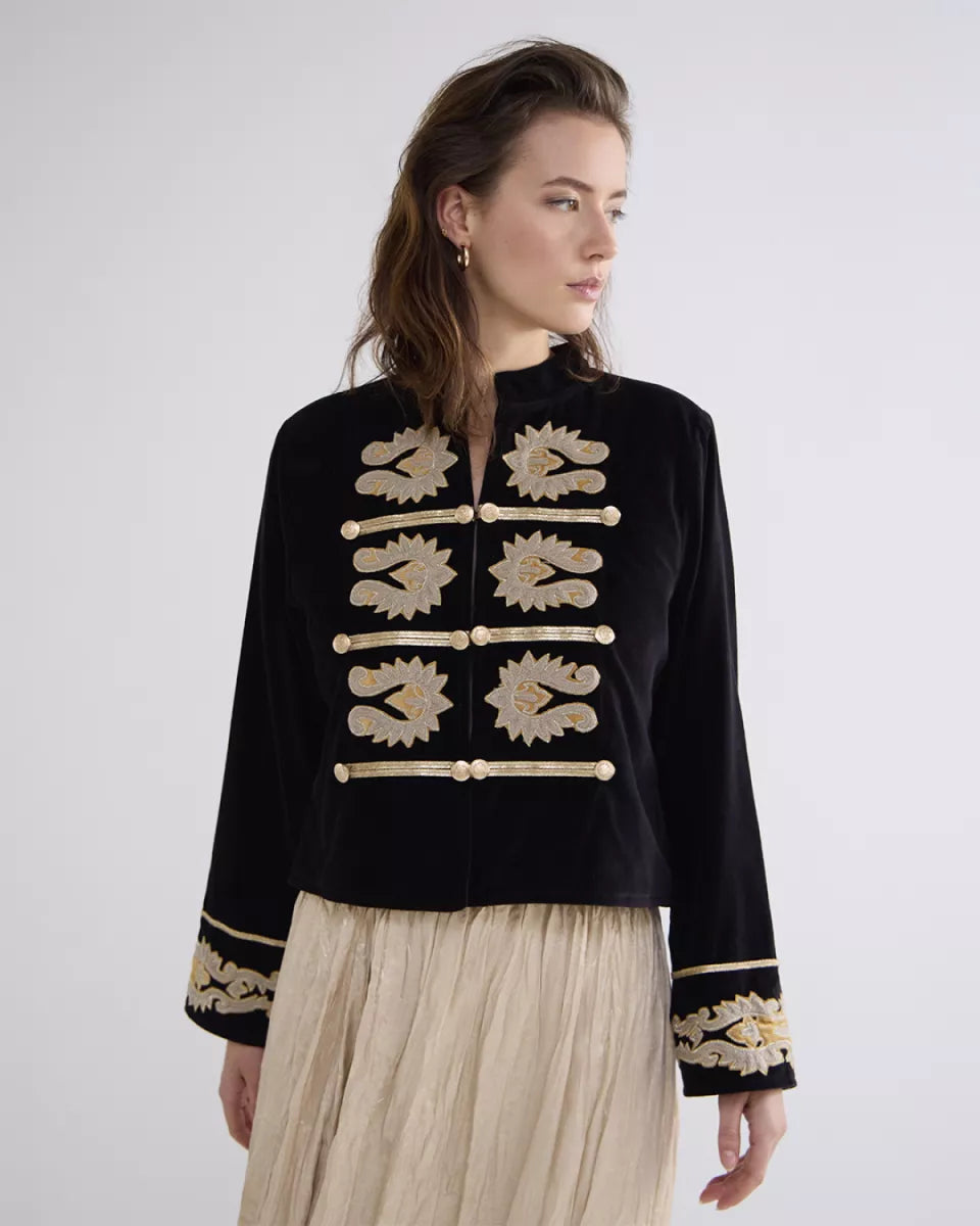 SUMMUM Gold Embroidered Jacket