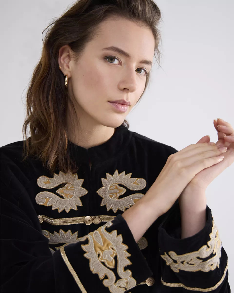 SUMMUM Gold Embroidered Jacket