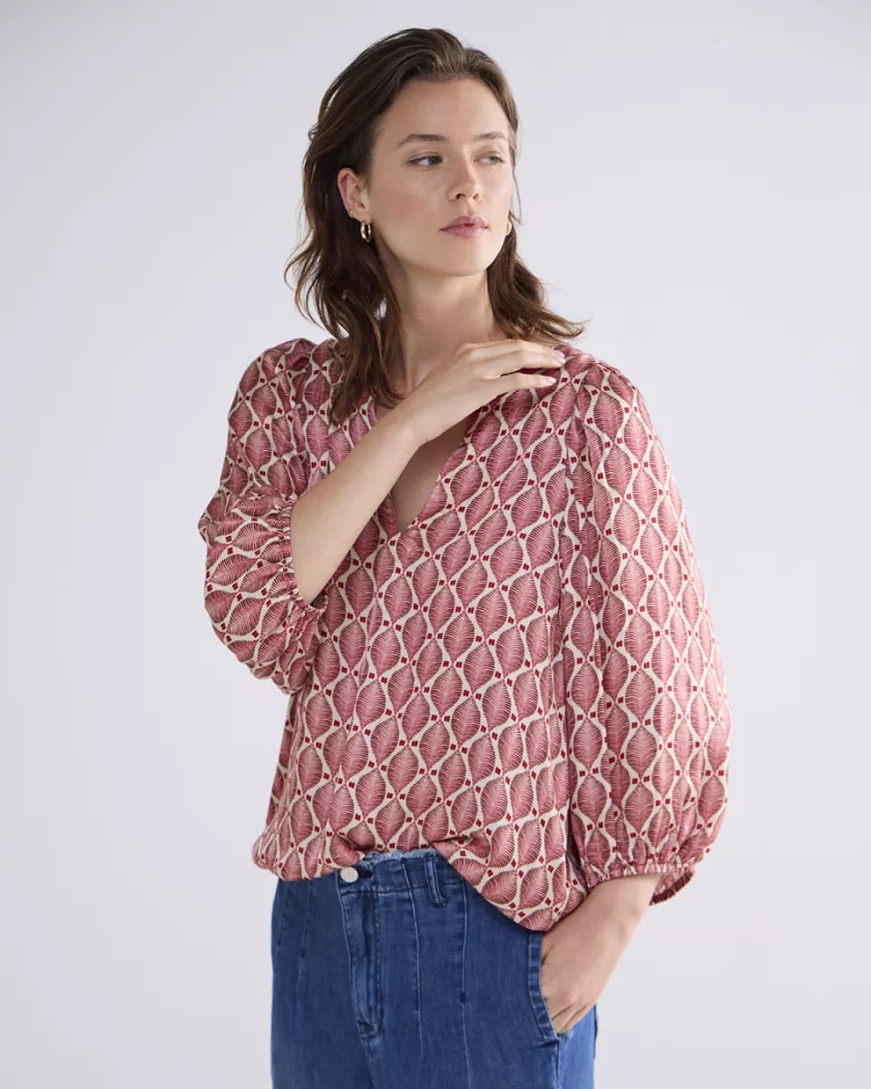 SUMMUM Top allover print