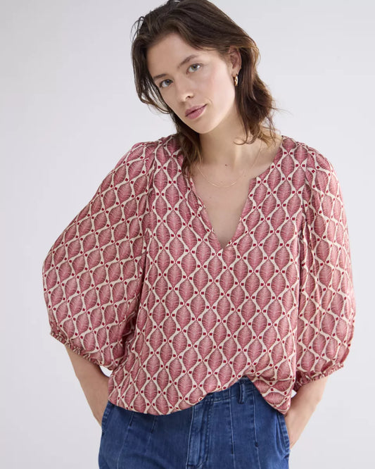 SUMMUM Top allover print