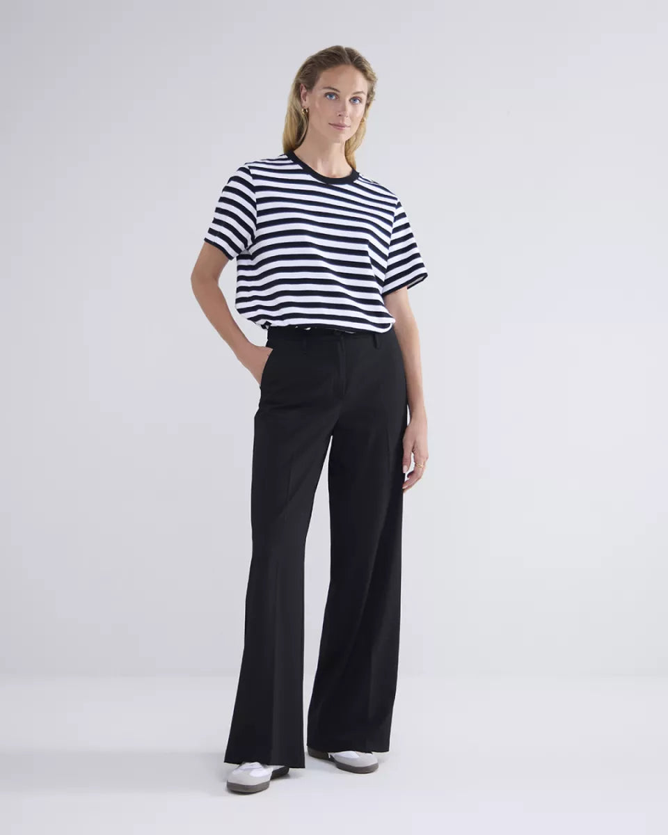 SUMMUM Trousers viscose Blend Stretch