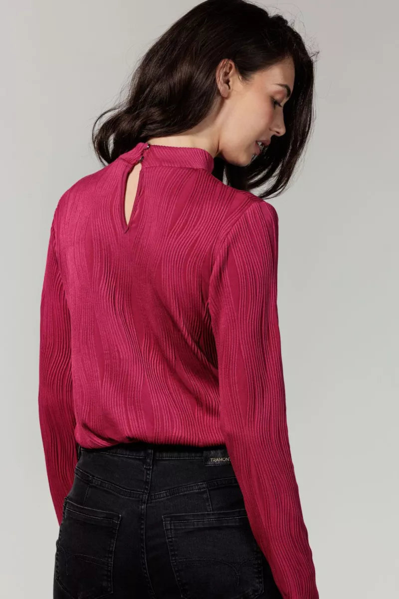 TRAMONTANA Mock Neck Fancy Structure