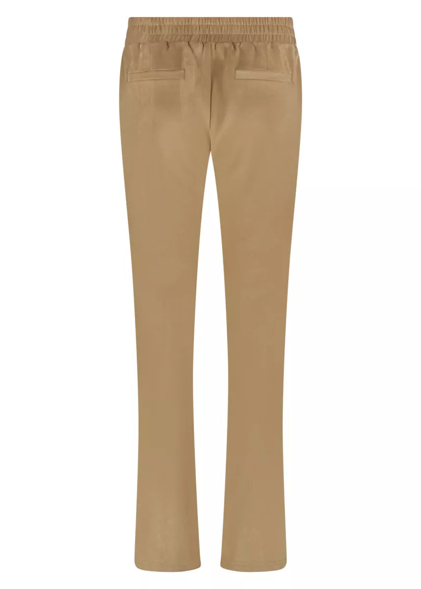 TRAMONTANA Trousers Flared Suedine